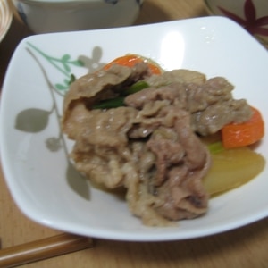 ＊牛肉と大根のこってり煮物＊